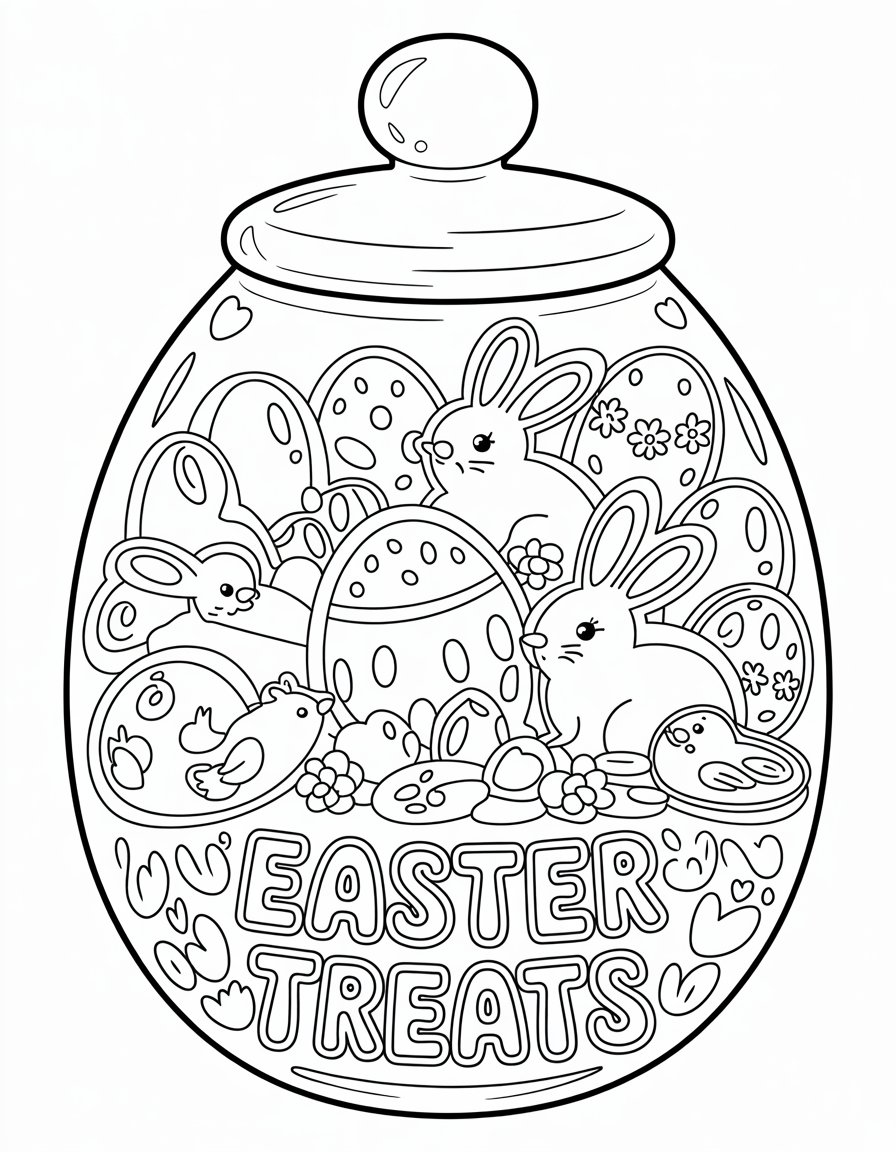 Easter Cookie Jar